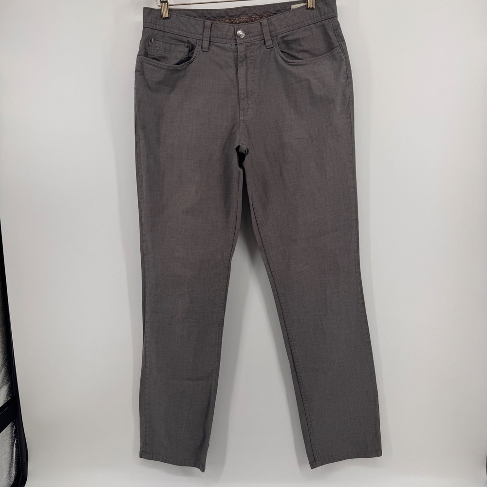 English Laundry Brixton Mens 32x34 Charcoal Grey Textured 5-Pocket Pants 1119710